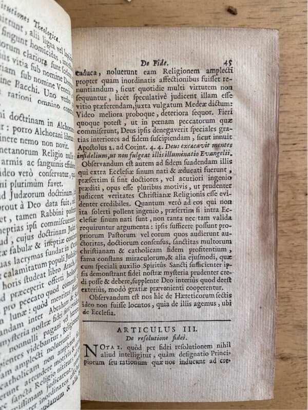 Compendiosae Institutiones Theologi- De La Poype De (Ga) - Image 5