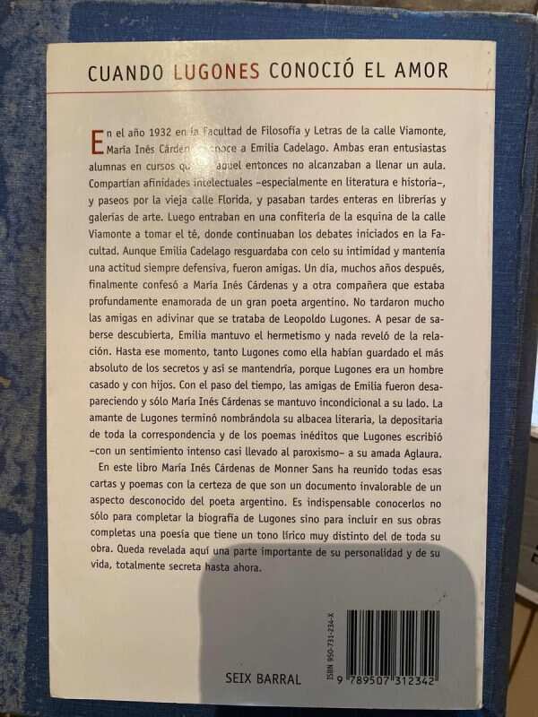 Cuando Lugones Conocio El Amor- Cardenas De Monner Sans (F2) - Image 4