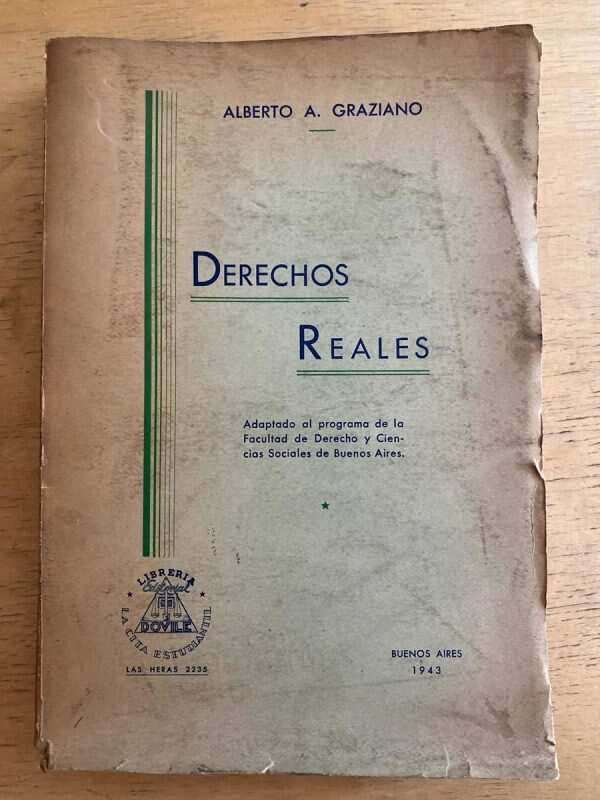 Derechos Reales - Graziano, Alberto (k3)