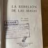 La Rebelion De Las Masas - Ortega Y Gasset, Jose S3 (S3)