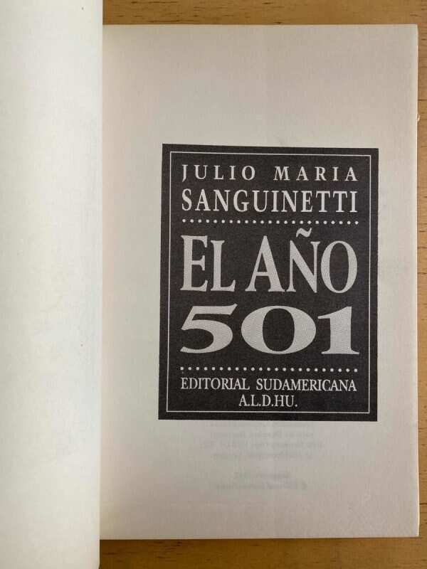 El Año 501 - Sanguinetti, Julio Maria (k6) - Image 2