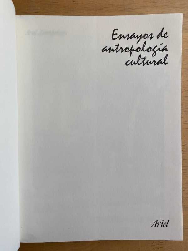 Ensayos De Antropologia Cultural. Esteva Fabregat- Prat (F1) - Image 2