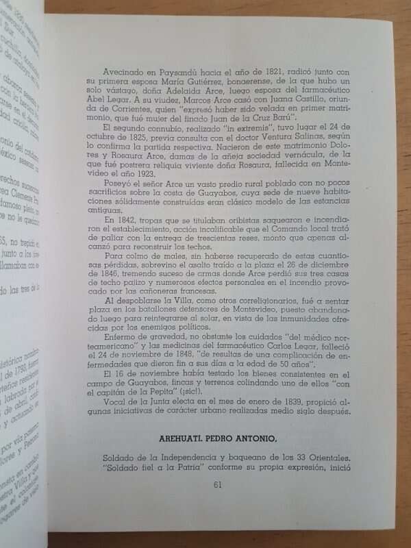 Diccionario Biografico Historia De Paysandu - Schulkin (G5) - Image 4