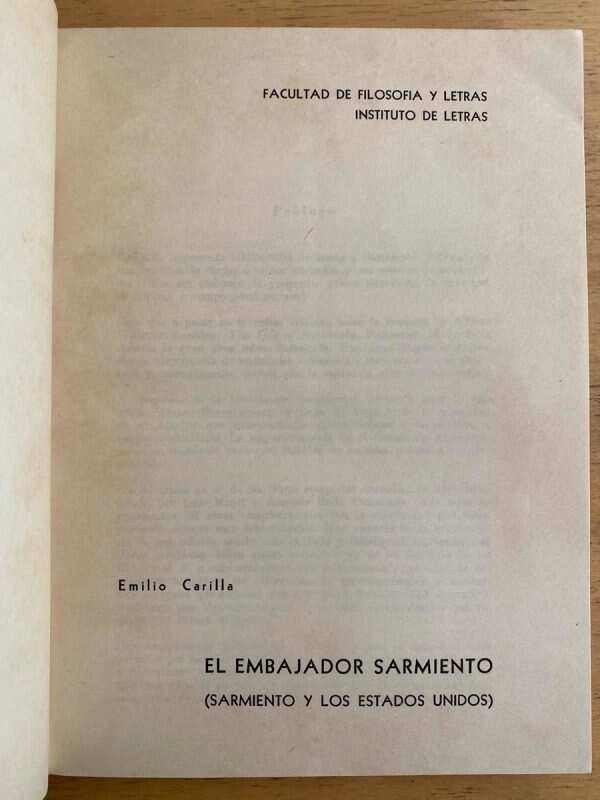 El Embajador Sarmiento - Carilla (k3) - Image 2