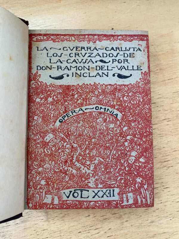 La Guerra Carlista. Opera Omnia Xxii - Del Valle Inlcan (s4) - Image 2