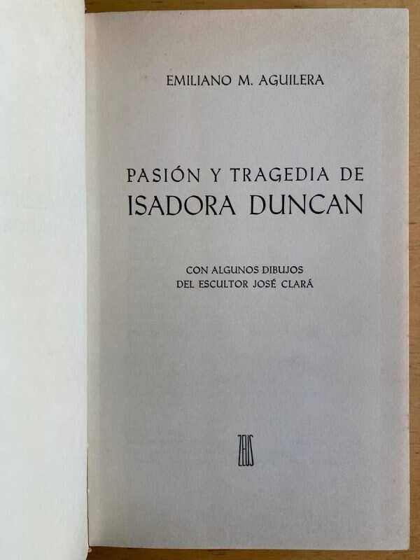Isadora. Pasion Y Tragedia De Isadora Duncan - Aguilera (j5) - Image 2