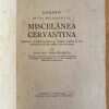 Ensayo De Bibliografia Miscelanea Cervantina- Sedo Peris (D1