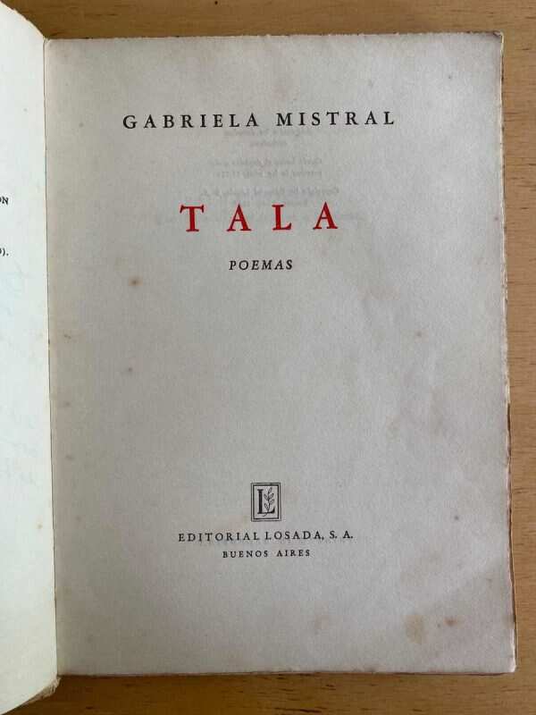 Tala - Mistral, Gabriela (u2) - Image 2