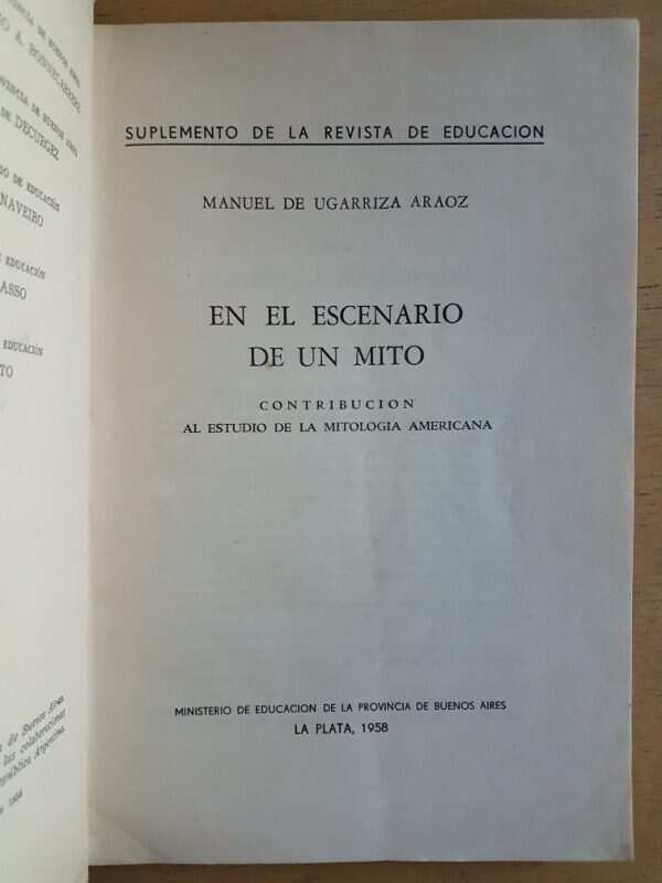 En El Escenario De Un Mito- De Ugarriza Araoz, Manuel (g2) - Image 2