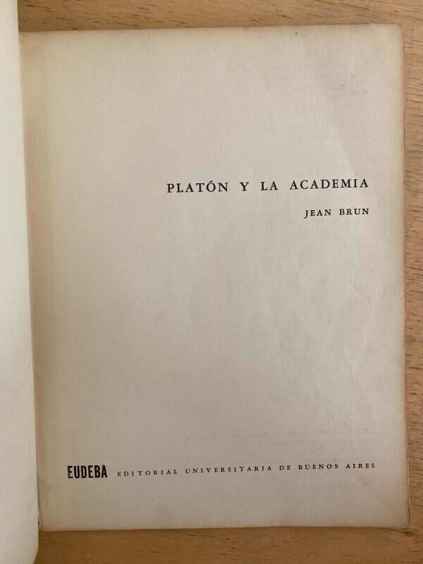 Platon Y La Academia (k4) - Brun, J. (k4) - Image 2
