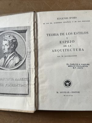 Teoria de los estilos y espejo de la arquitect- D'Ors (2u5)