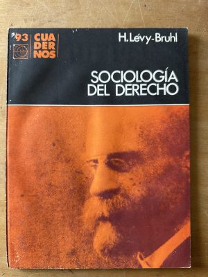 Sociologia del derecho - Levy Bruhl, H. (3c2)