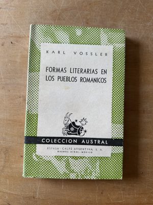 Formas literarias en los pueblos Romanicos - Vossler (3f6)