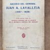 5 tomos - Archivo del General Juan A. Lavalleja (E1) - Image 4