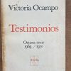Testimonios, octava serie 1968/1970 - Ocampo, Victoria (k5)